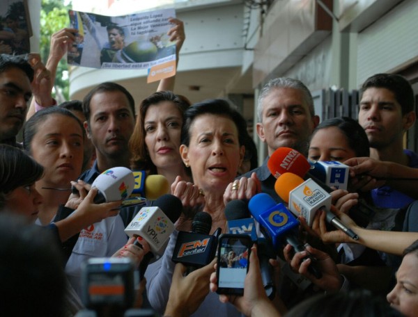 Antonieta Mendoza de Lópezz, madre de Leopoldo López/Voluntad Popular