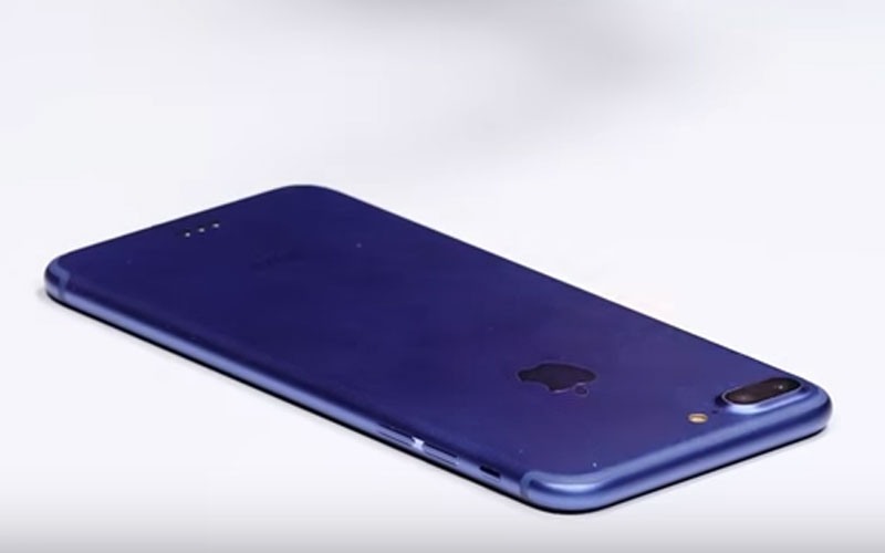 Se develan nuevos detalles del iPhone 7 Plus azul