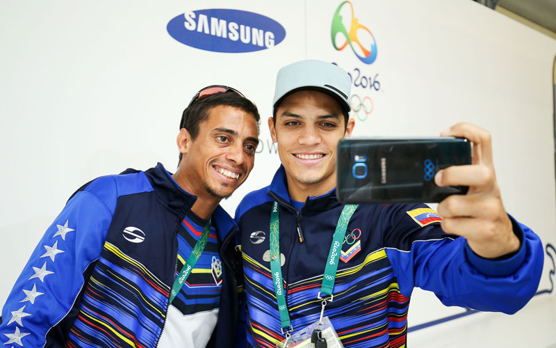 Río 2016: Atletas venezolanos disfrutaron del nuevo Samsung Galaxy S7