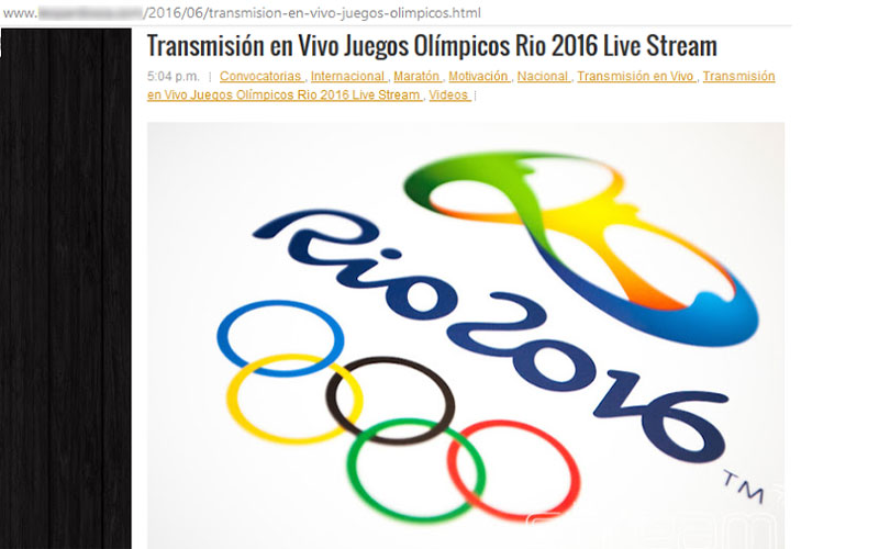 ESET: Nuevas amenazas informáticas utilizan los Juegos Olímpicos Río 2016