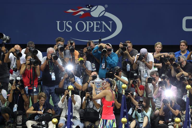 La alemana Angelique Kerber conquistó el sábado el Abierto de Estados Unidos, último torneo de Grand Slam de la temporada