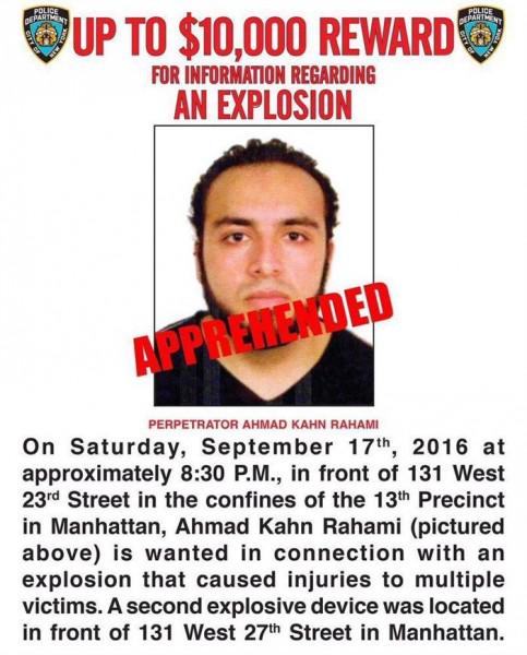 Acusan por intento de asesinato al sospechoso del ataque en Nueva York y Nueva Jersey / EFE