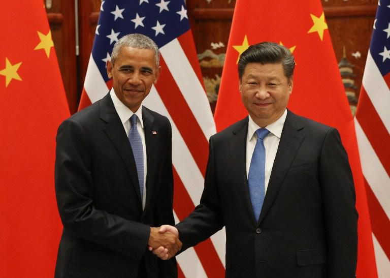 Barack Obama y Xi Kinping, presidentes de Estados Unidos y China, respectivamente