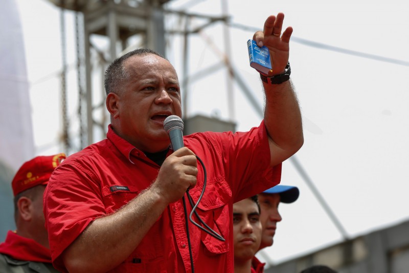 Cabello advirtió que la marcha de la Mesa de la Unidad Democrática no llegará a Miraflores porque el palacio “es del pueblo, de la patria, no de la burguesía"