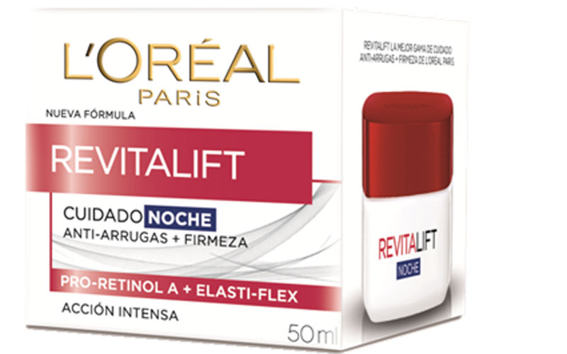 Revitalift de L’ Oréal regenera la piel de noche