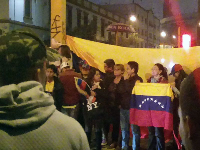 Venezolanos en Lima también se unieron a la toma de Caracas