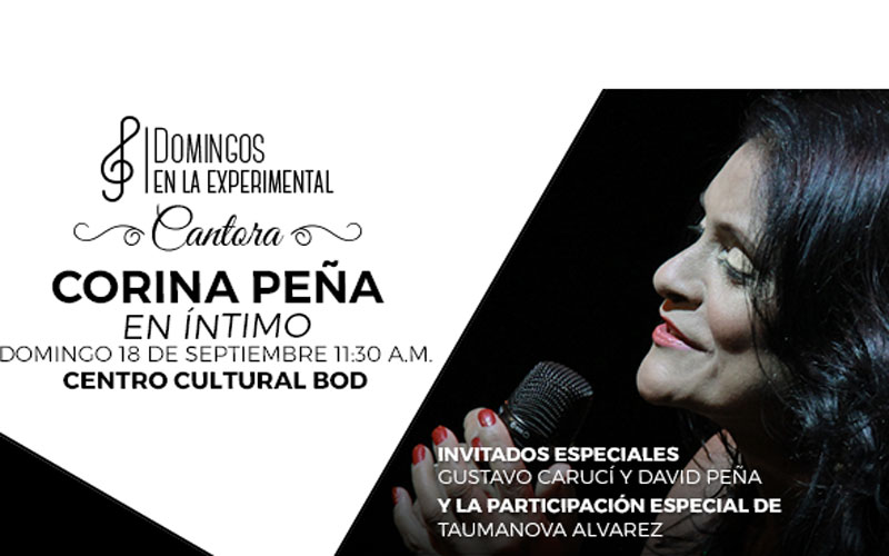 Corina Peña brilla en íntimo en el Centro Cultural BOD