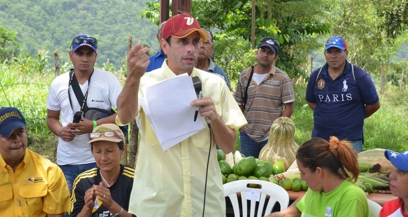 Capriles lamenta que no haya producción