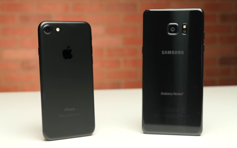 iPhone 7 vs. Samsung Galaxy Note 7