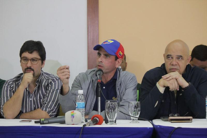 Capriles informó que de hacerse efectiva la sentencia del Poder Judicial, habrá un pronunciamiento por parte de la MUD para anunciar próximas acciones