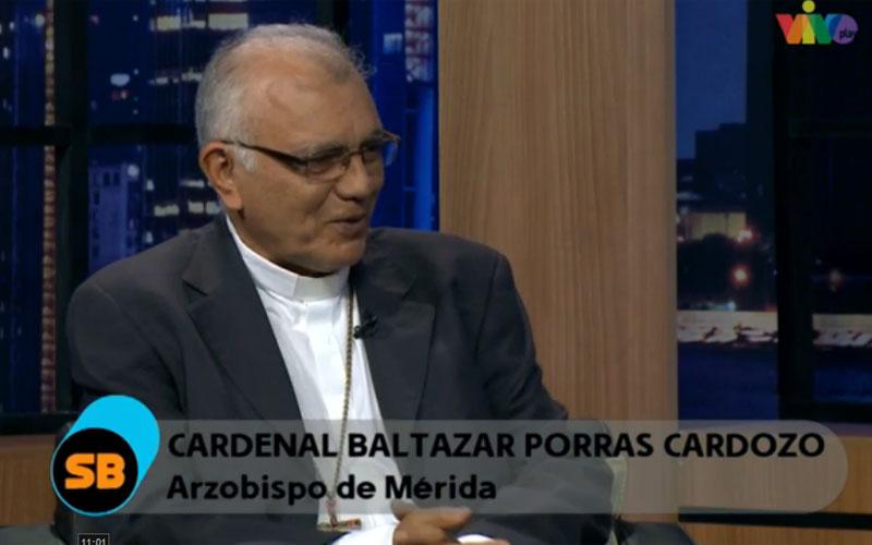 Cardenal Baltazar Porra y Eloísa Maturín en #ElShowDeBocaranda