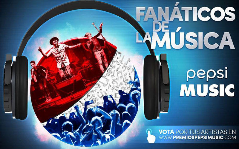 Inician las votaciones de la 5ta edición de los Premios Pepsi Music