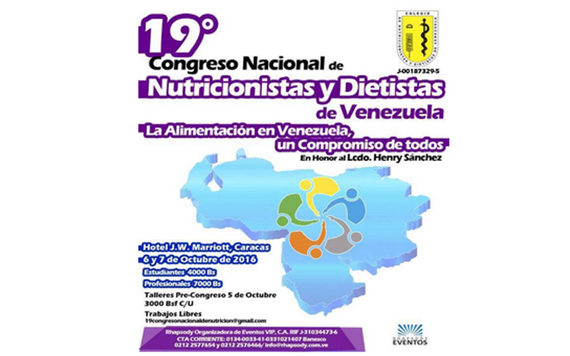 19º Congreso Nacional de Nutricionistas y Dietistas de Venezuela