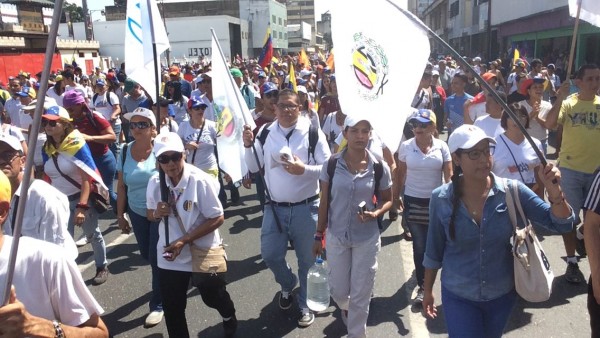 Carabobeños se con centran para la Toma de Venezuela/Foto: CortesíaRamón González