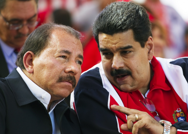 Daniel Ortega y Nicolás Maduro