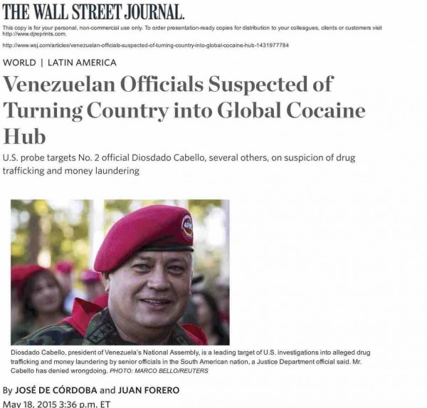 Diosdado Cabello presentará por segunda vez la demanda "enmendada" por difamación contra The Wall Street Journal
