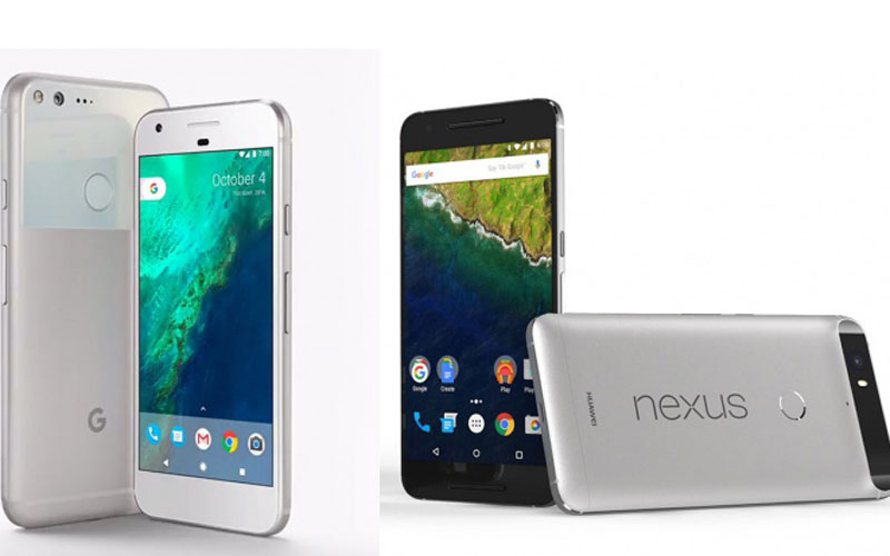 Google Pixel XL vs Nexus 6P, comparativa de características