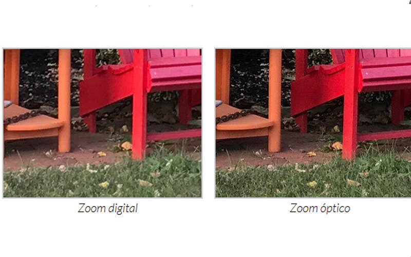 iPhone 7 Plus zoom óptico vs iPhone 7 digital
