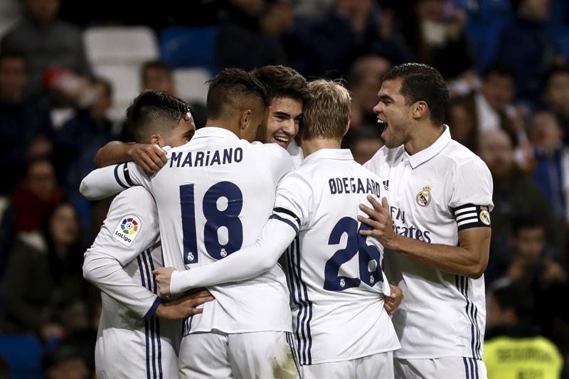 El Real Madrid, con muchos de sus futbolistas poco habituales, confirmó la eliminación de la Cultural Leonesa con otra victoria contundente (6-1)