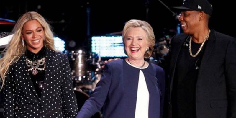 Beyoncé, Hillary Clinton y Jay Z en las elecciones de Estados Unidos