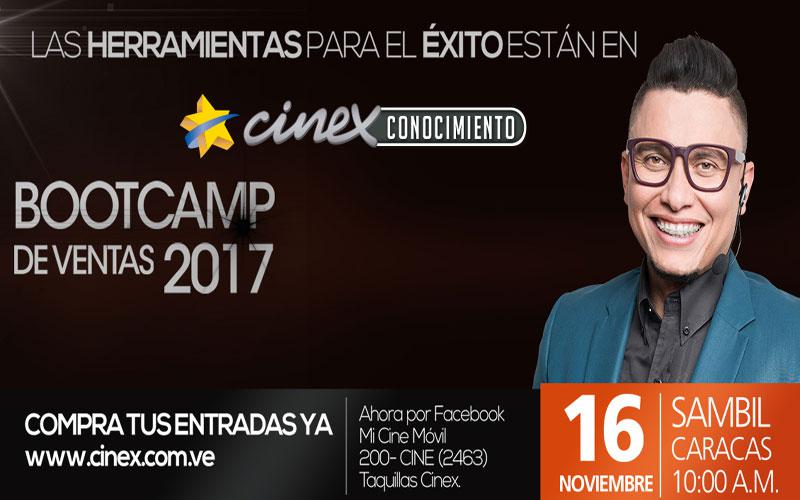 Luis Cones presenta su Bootcamp de ventas 2017 en Cinex