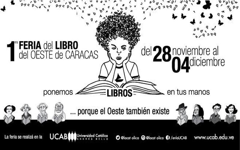 La UCAB celebra la lectura con la 1era Feria del Libro del Oeste de Caracas