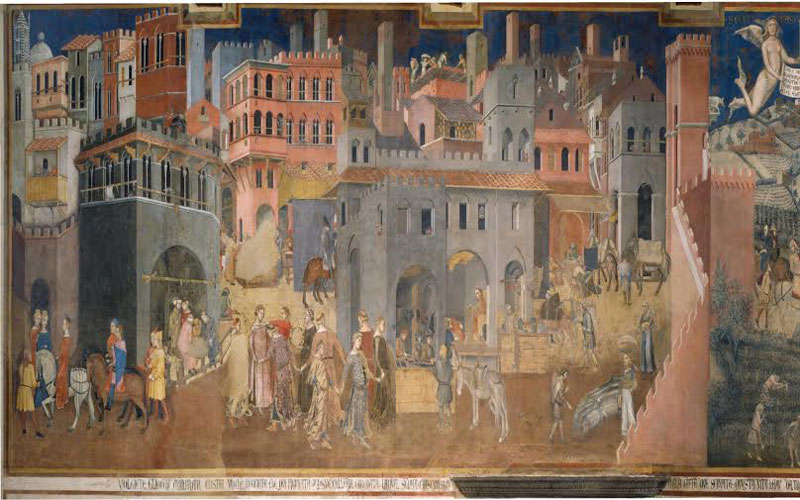 Exposición Frescos de Ambrogio Lorenzetti se exhiben en Los Palos Grandes