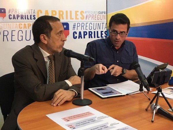 Henrique Capriles y José Guerra
