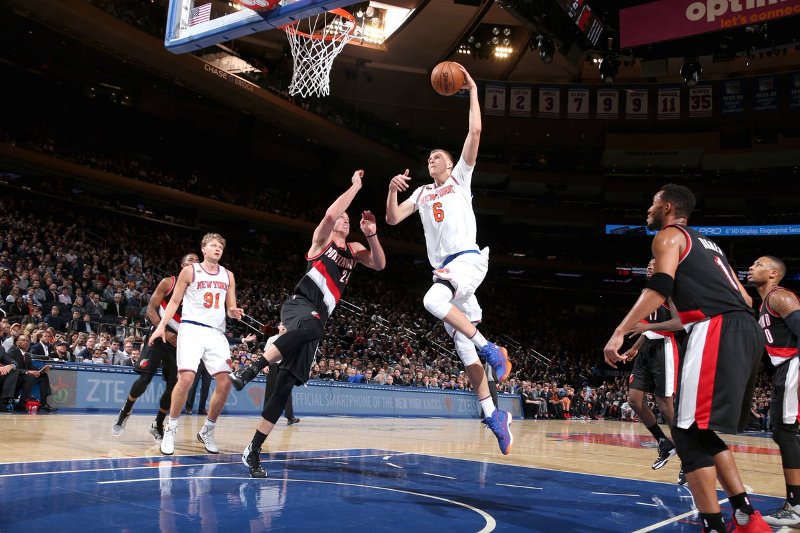 Los Knicks de Nueva York consiguieron la victoria por segundo partido consecutivo y el quinto en su campo del Madison Square Garden
