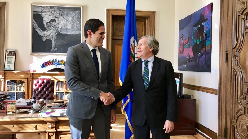 Toledo se reunió con el secretario general de la OEA, Luis Almagro, con quién conversó sobre la "persecución política" iniciada por el Gobierno contra la disidencia política en Venezuela