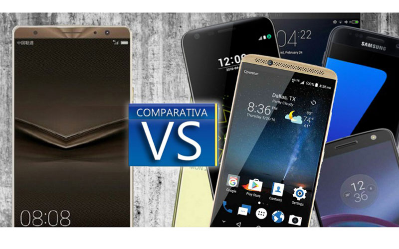 Samsung Galaxy S7 Edge vs.Huawei Mate 9 vs iPhone 7 Plus vs. Google Pixel XL