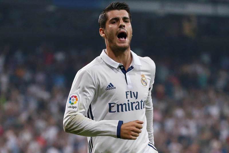 Álvaro Morata regresó lesionado de la selección española y se perderá el derbi madrileño del estadio Vicente Calderón ante el Atlético de Madrid