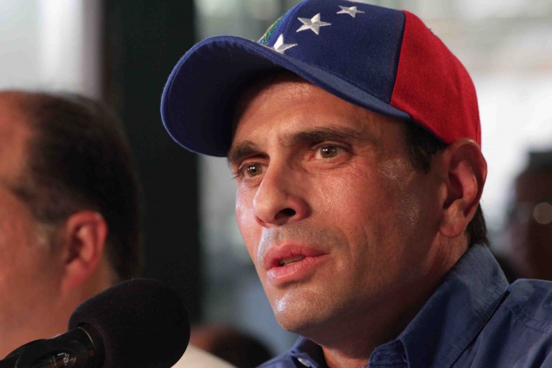 Capriles ofreció una rueda de prensa tras las acusaciones del mandatario nacional, quien señaló que “un gobernador recibió dinero de Odebrecht y va a ir preso”/ Foto: Archivo