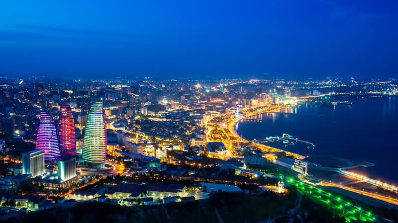 Baku, ciudad de Azerbaiyán
