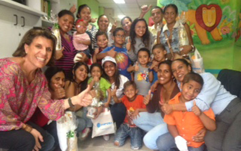 Coposa brindó sonrisas a los niños de la Fundación Amigos del Niño con Cáncer