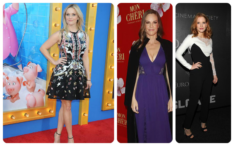 Elie Saab viste a Reese Witherspoon, Jessica Chastain y Hilary Swank
