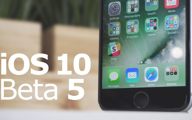 iOS 10.2 beta 5 para desarrolladores, ya está disponible