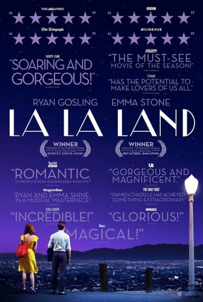 Emma Stone y Ryan Gosling protagonizan "La la land"