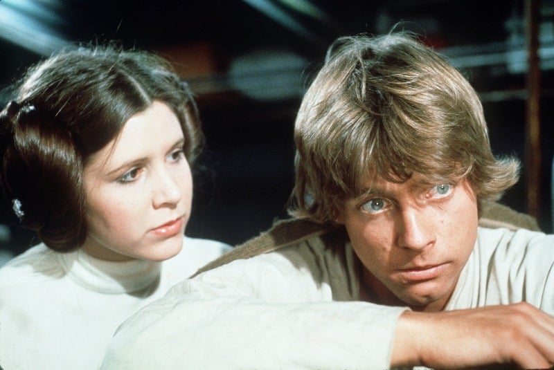 La princesa Leia falleció y Luke lo lamenta