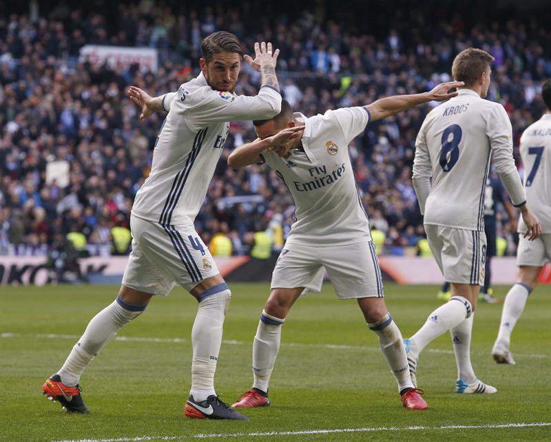 El Real Madrid volvió a reencontrarse con la victoria tras dos derrotas seguidas al imponerse al Málaga (2-1) en un duelo donde Sergio Ramos brilló con doblete