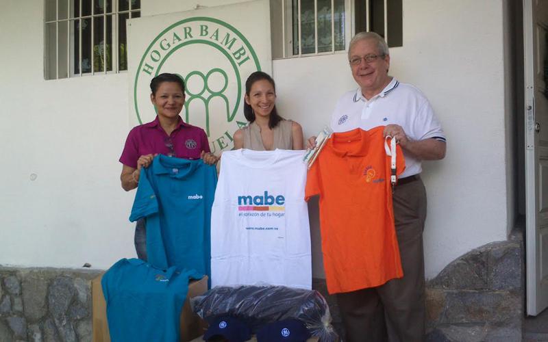 MABE entregó donativos al Hogar Bambi Venezuela