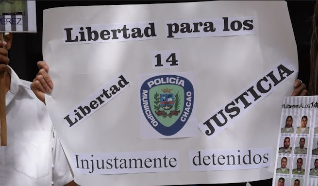 Eulalia Pérez, hermana de la funcionaria María Pérez, denunció que están recluidos en el Sebin desde el 20 de junio y tienen boleta de excarcelación desde el 8 de agosto de 2016
