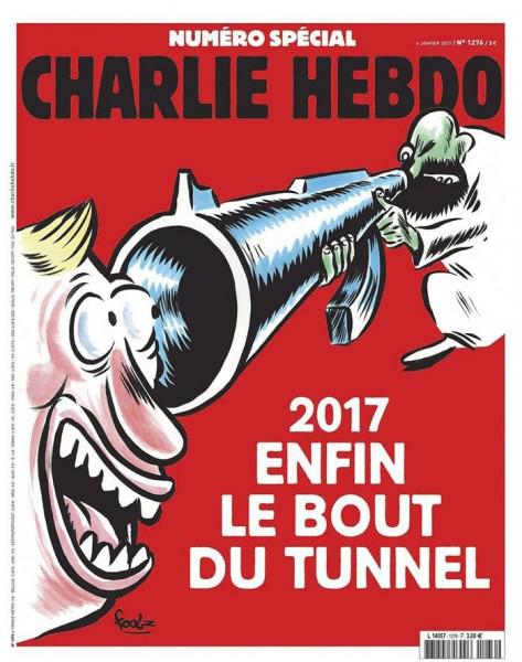 Edición del semanario satírico Charlie Hebdo que circulará el 05 de enero/ Foto: EFE