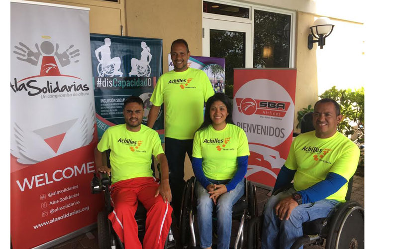 Fundación Alas Solidarias llevan a atletas de Discapacidad Cero al Maratón de Miami