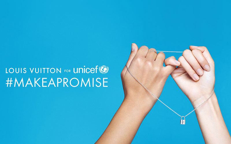 Louis Vuitton renueva su alianza con la Unicef