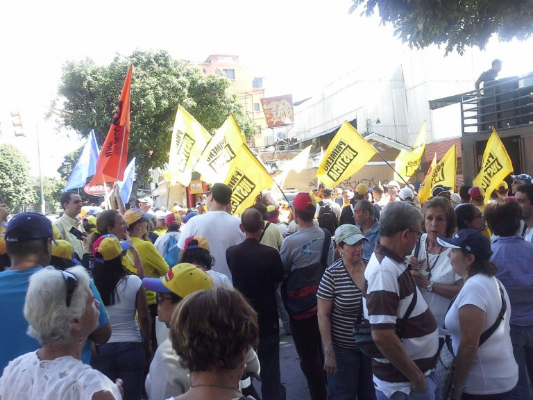 Marcha de la oposición el 23E