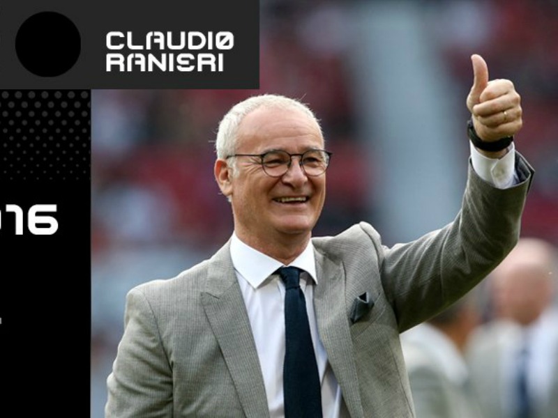 El técnico italiano Claudio Ranieri (Leicester) ha obtenido este lunes el premio "The Best" al Mejor Entrenador del Mundo en 2016