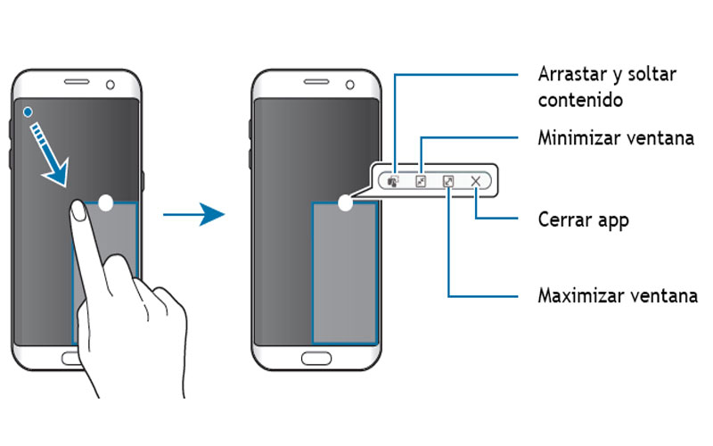 Samsung Galaxy S7: Así es el modo de vista emergente con Android Nougat de 7.0