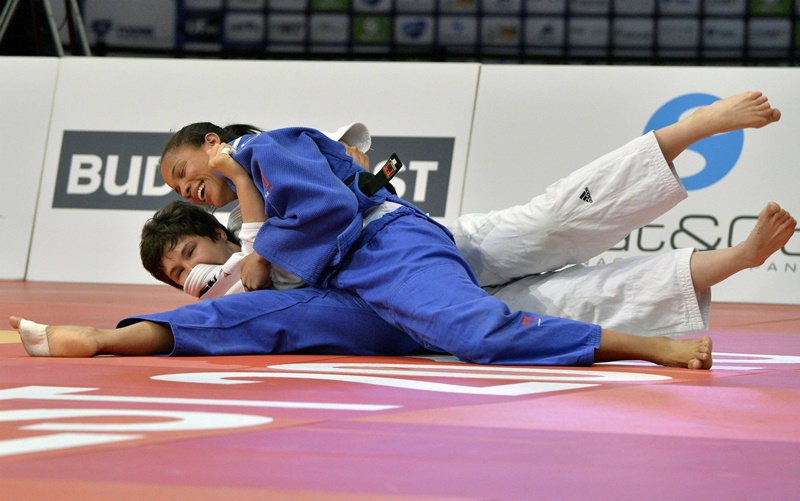 La judoca venezolana ganó este domingo la medalla de bronce en la categoría 70 kg en el Gran Slam que se disputó en París.