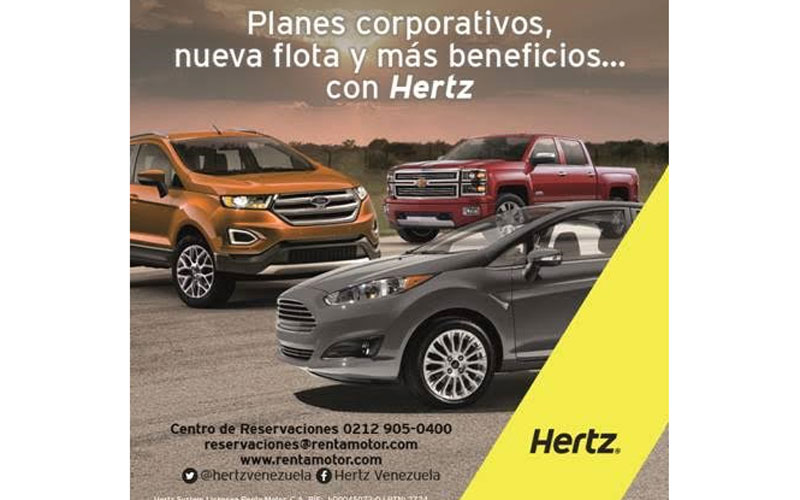 Hertz Venezuela beneficia a sus clientes